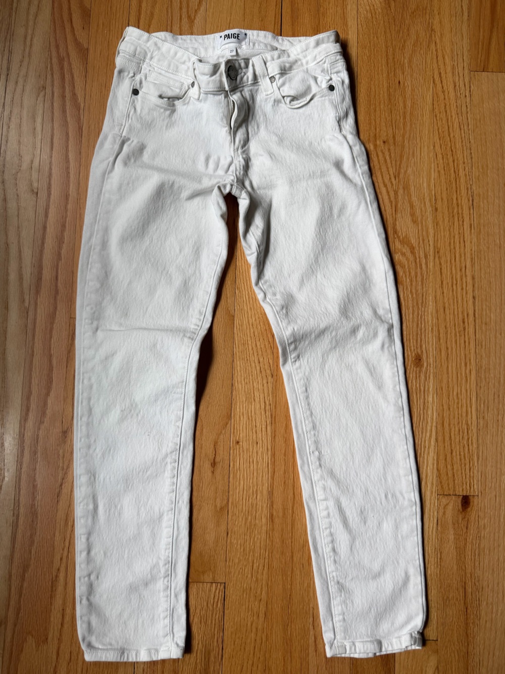 PAIGE White Skinny Jeans